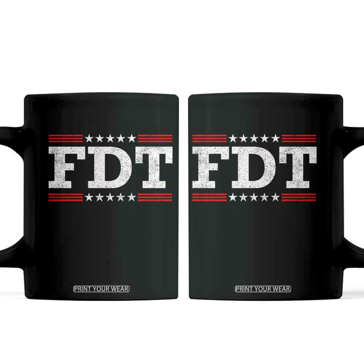 FDT Coffee Mug Resistance Resist Tyranny Support TS10 Black Print Your Wear