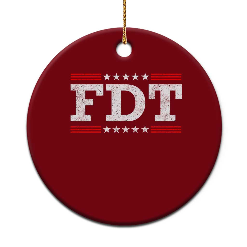 FDT Ceramic Ornament Resistance Resist Tyranny Support TS10 1pc Red Print Your Wear