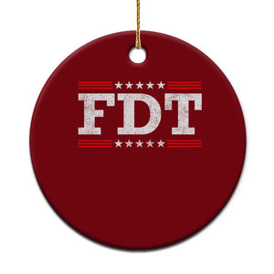 FDT Ceramic Ornament Resistance Resist Tyranny Support TS10 1pc Red Print Your Wear