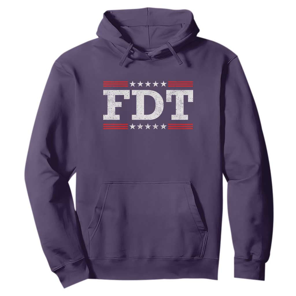 FDT Hoodie Resistance Resist Tyranny Support TS10 Purple Print Your Wear