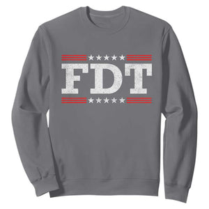 FDT Sweatshirt Resistance Resist Tyranny Support TS10 Charcoal Print Your Wear