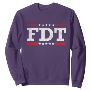FDT Sweatshirt Resistance Resist Tyranny Support TS10 Purple Print Your Wear