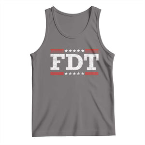 FDT Tank Top Resistance Resist Tyranny Support TS10 Deep Heather Print Your Wear