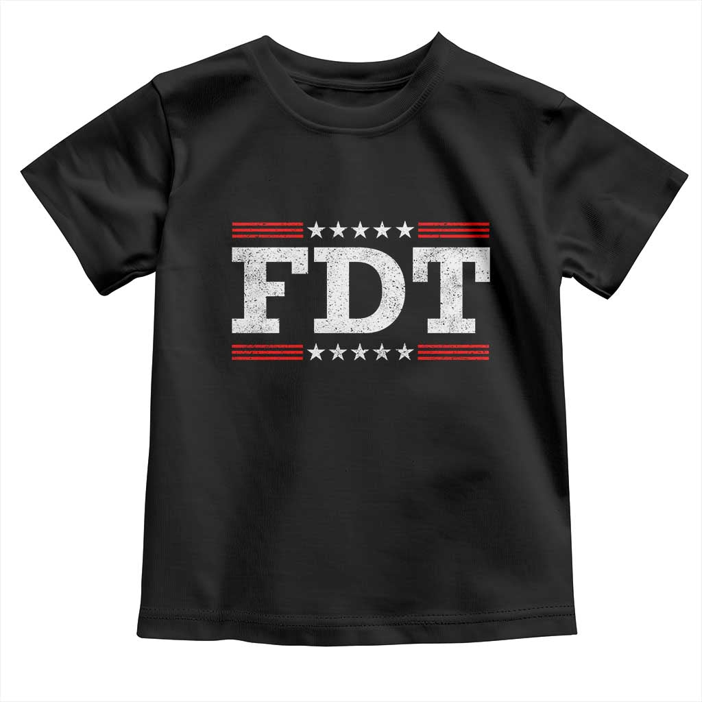 FDT Toddler T Shirt Resistance Resist Tyranny Support TS10 Black Print Your Wear