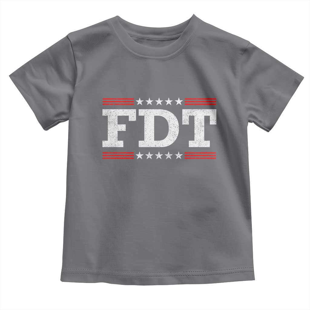 FDT Toddler T Shirt Resistance Resist Tyranny Support TS10 Charcoal Print Your Wear