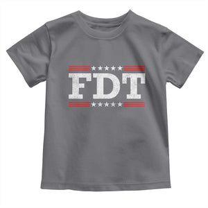 FDT Toddler T Shirt Resistance Resist Tyranny Support TS10 Charcoal Print Your Wear