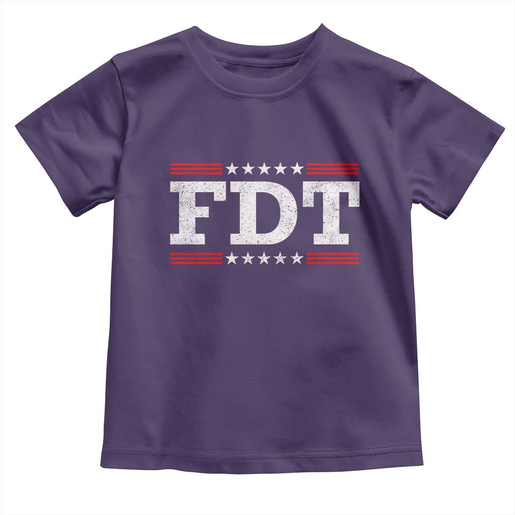 FDT Toddler T Shirt Resistance Resist Tyranny Support TS10 Purple Print Your Wear