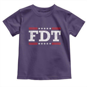 FDT Toddler T Shirt Resistance Resist Tyranny Support TS10 Purple Print Your Wear
