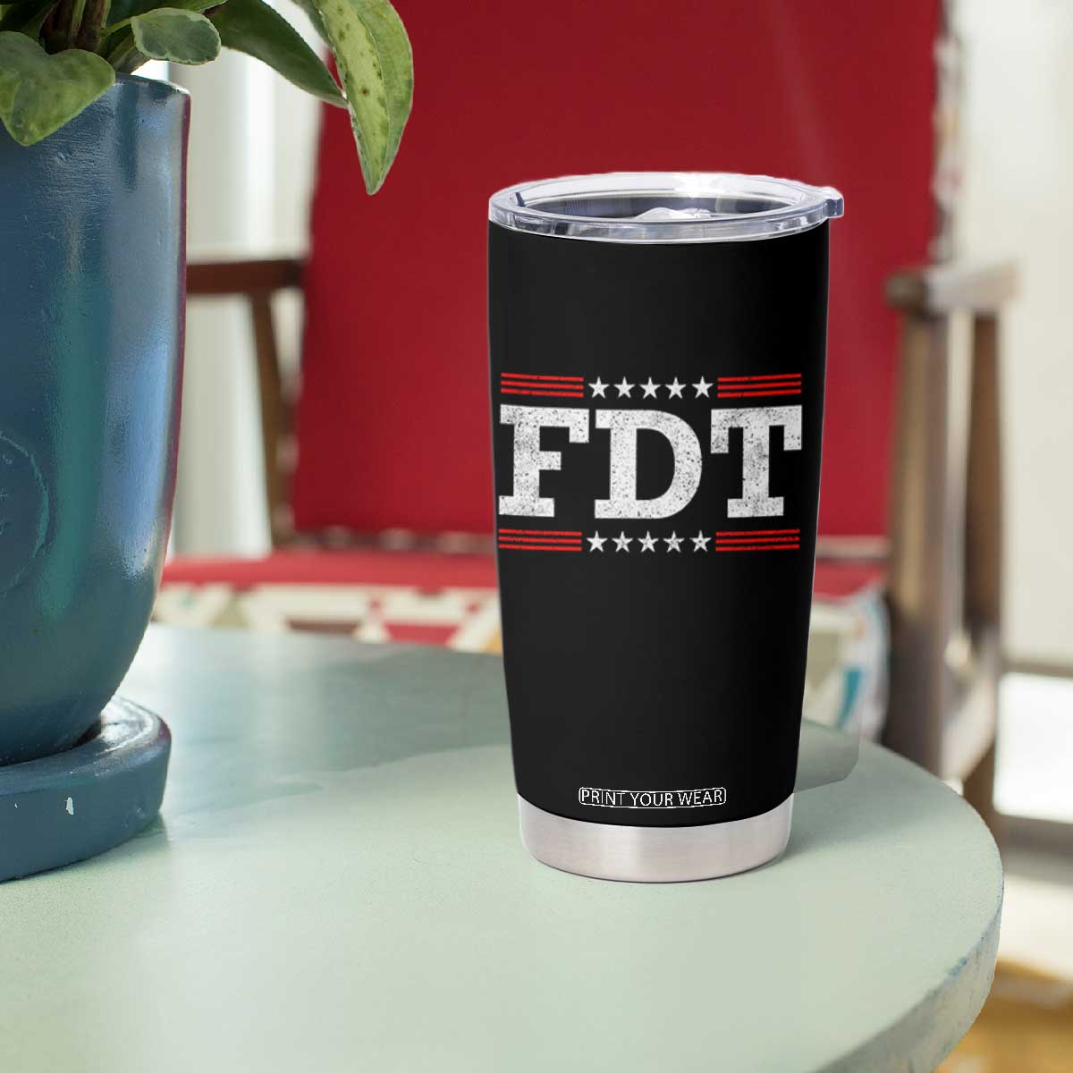 FDT Tumbler Cup Resistance Resist Tyranny Support TS10 Print Your Wear