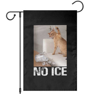 Funny Cat Meme No Ice Garden Flag Subtle FDT Political Satire Satirical Humor TS10 Black Print Your Wear