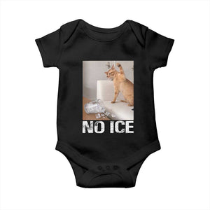 Funny Cat Meme No Ice Baby Onesie Subtle FDT Political Satire Satirical Humor TS10 Black Print Your Wear