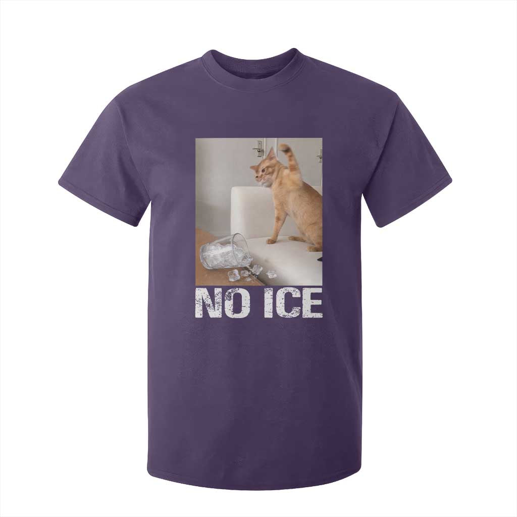 Funny Cat Meme No Ice T Shirt For Kid Subtle FDT Political Satire Satirical Humor TS10 Purple Print Your Wear