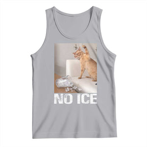 Funny Cat Meme No Ice Tank Top Subtle FDT Political Satire Satirical Humor TS10 Athletic Heather Print Your Wear