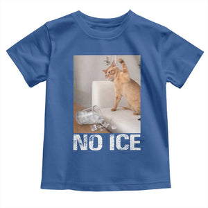 Funny Cat Meme No Ice Toddler T Shirt Subtle FDT Political Satire Satirical Humor TS10 Royal Blue Print Your Wear