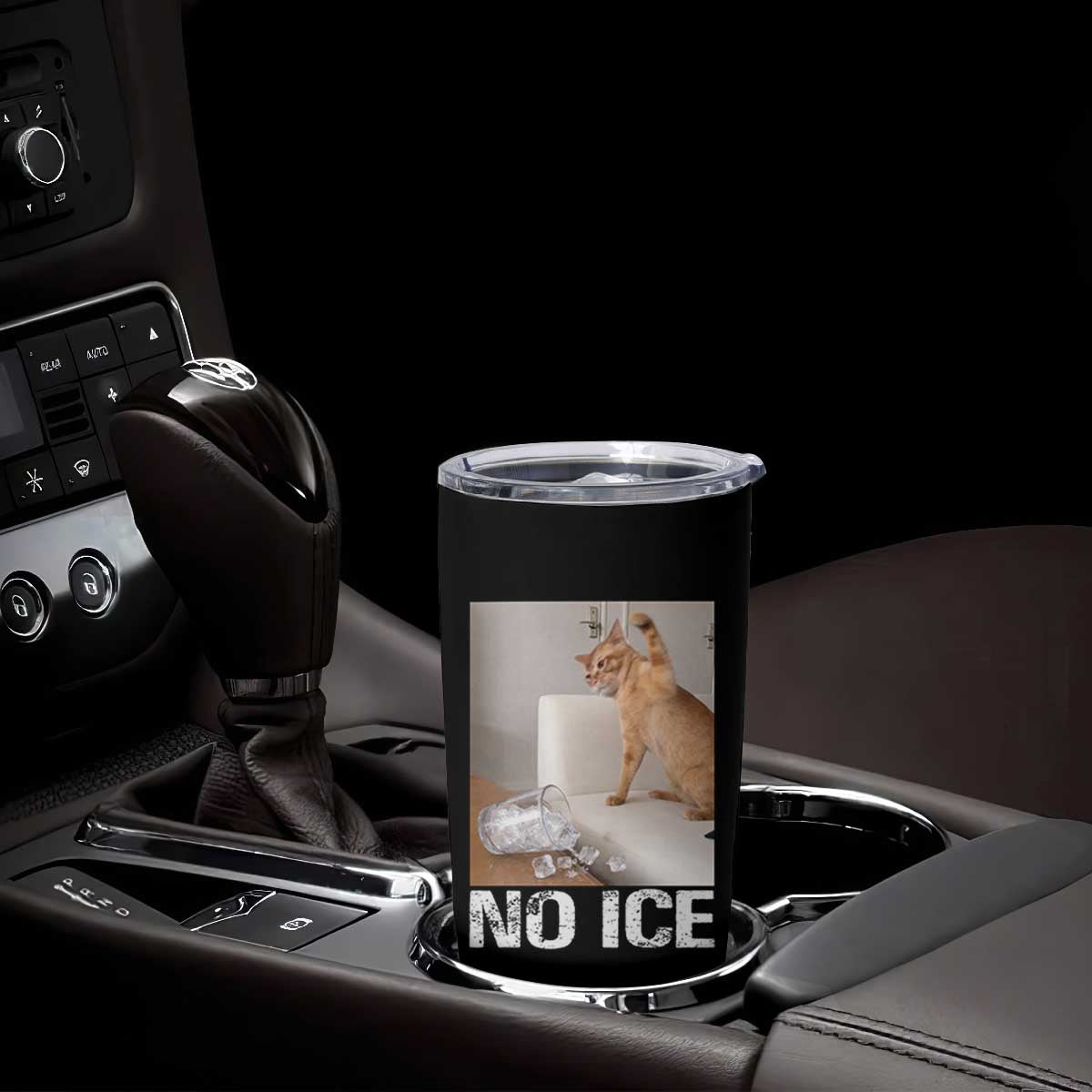 Funny Cat Meme No Ice Tumbler Cup Subtle FDT Political Satire Satirical Humor TS10 Print Your Wear