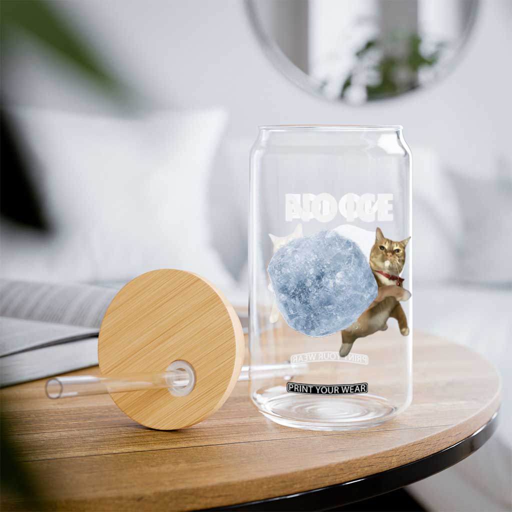 No Ice Glass Can Funny Cat Meme Subtle FDT Political Satire TS10 Print Your Wear