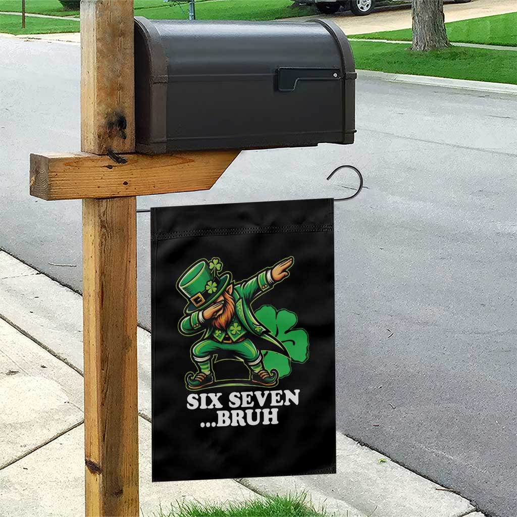 St Patricks Day Six Seven Bruh Garden Flag Leprechaun 67 Meme Irish Ireland Lucky Shamrocks TS10 Print Your Wear