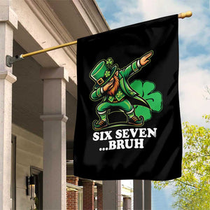 St Patricks Day Six Seven Bruh Garden Flag Leprechaun 67 Meme Irish Ireland Lucky Shamrocks TS10 Print Your Wear