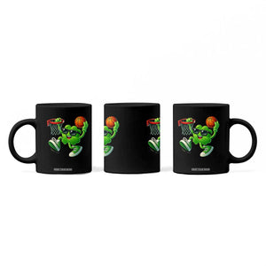 Basketball St Patricks Day Coffee Mug Cute Irish Shamrock Playing Basketball Player Team Boys TS10 Print Your Wear