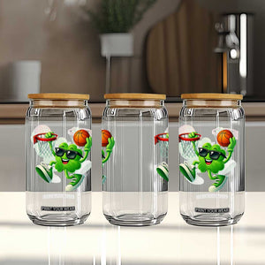 Basketball St Patricks Day Glass Can Cute Irish Shamrock Playing Basketball Player Team Boys TS10 Print Your Wear