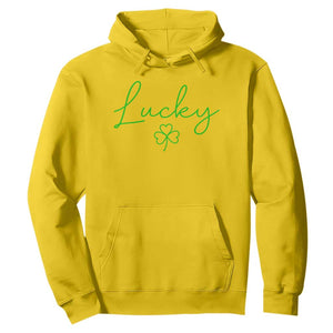 Lucky Irish Shamrock Hoodie St Patricks Day Letter Print Lightweight TS10 Daisy Print Your Wear