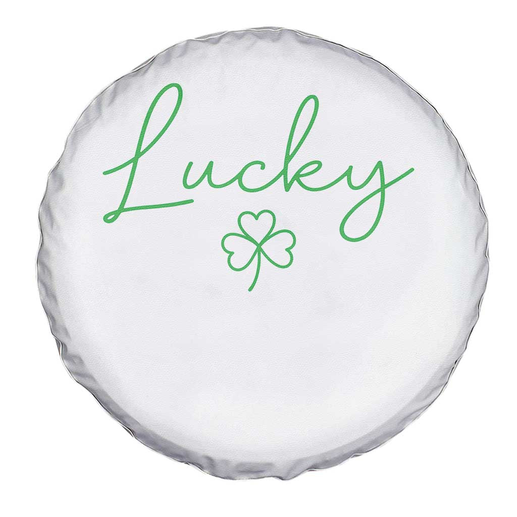 Lucky Irish Shamrock Spare Tire Cover St Patricks Day Letter Print Lightweight TS10 Print Your Wear