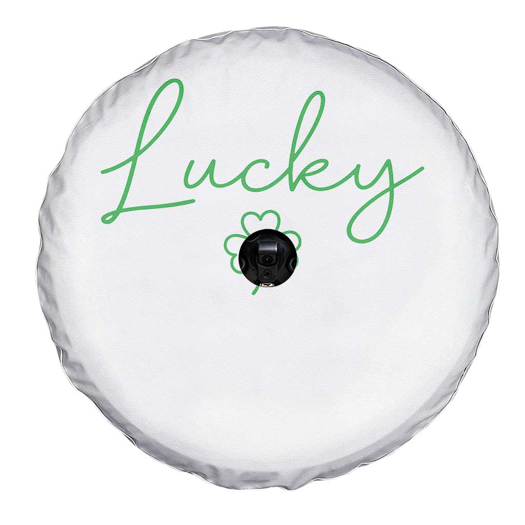 Lucky Irish Shamrock Spare Tire Cover St Patricks Day Letter Print Lightweight TS10 Print Your Wear
