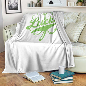 Vintage Lucky Shamrock Throw Blanket Irish St Patricks Day TS10 Print Your Wear