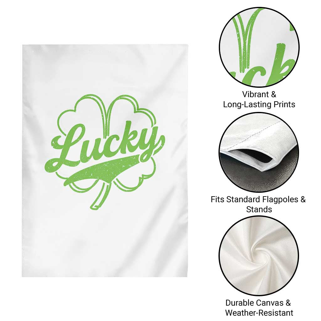 Vintage Lucky Shamrock Garden Flag Irish St Patricks Day TS10 Print Your Wear