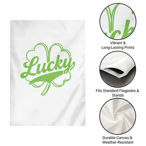 Vintage Lucky Shamrock Garden Flag Irish St Patricks Day TS10 Print Your Wear