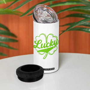 Vintage Lucky Shamrock 4 in 1 Can Cooler Tumbler Irish St Patricks Day TS10 Print Your Wear
