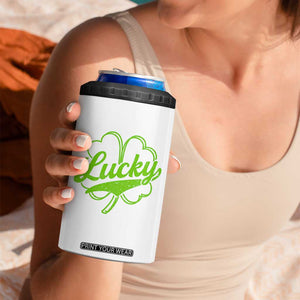 Vintage Lucky Shamrock 4 in 1 Can Cooler Tumbler Irish St Patricks Day TS10 Print Your Wear