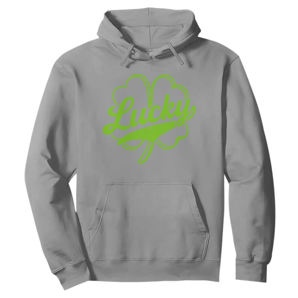 Vintage Lucky Shamrock Hoodie Irish St Patricks Day TS10 Sport Gray Print Your Wear