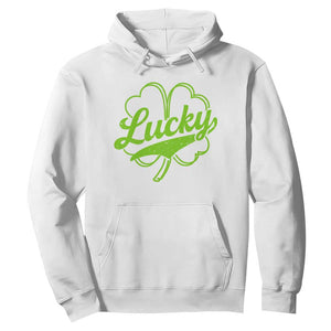 Vintage Lucky Shamrock Hoodie Irish St Patricks Day TS10 White Print Your Wear