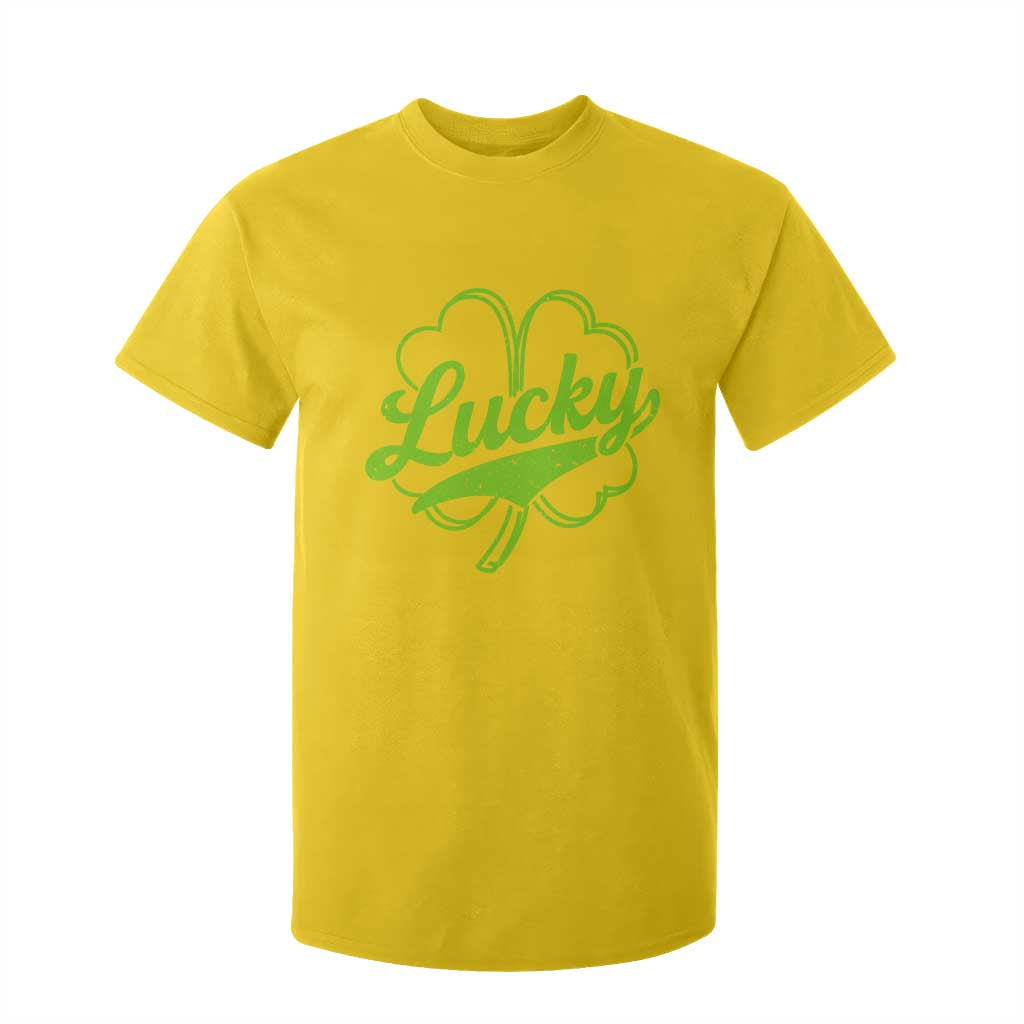 Vintage Lucky Shamrock T Shirt For Kid Irish St Patricks Day TS10 Daisy Print Your Wear