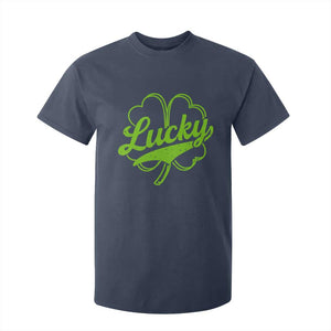 Vintage Lucky Shamrock T Shirt For Kid Irish St Patricks Day TS10 Navy Print Your Wear