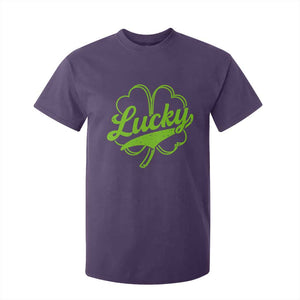 Vintage Lucky Shamrock T Shirt For Kid Irish St Patricks Day TS10 Purple Print Your Wear
