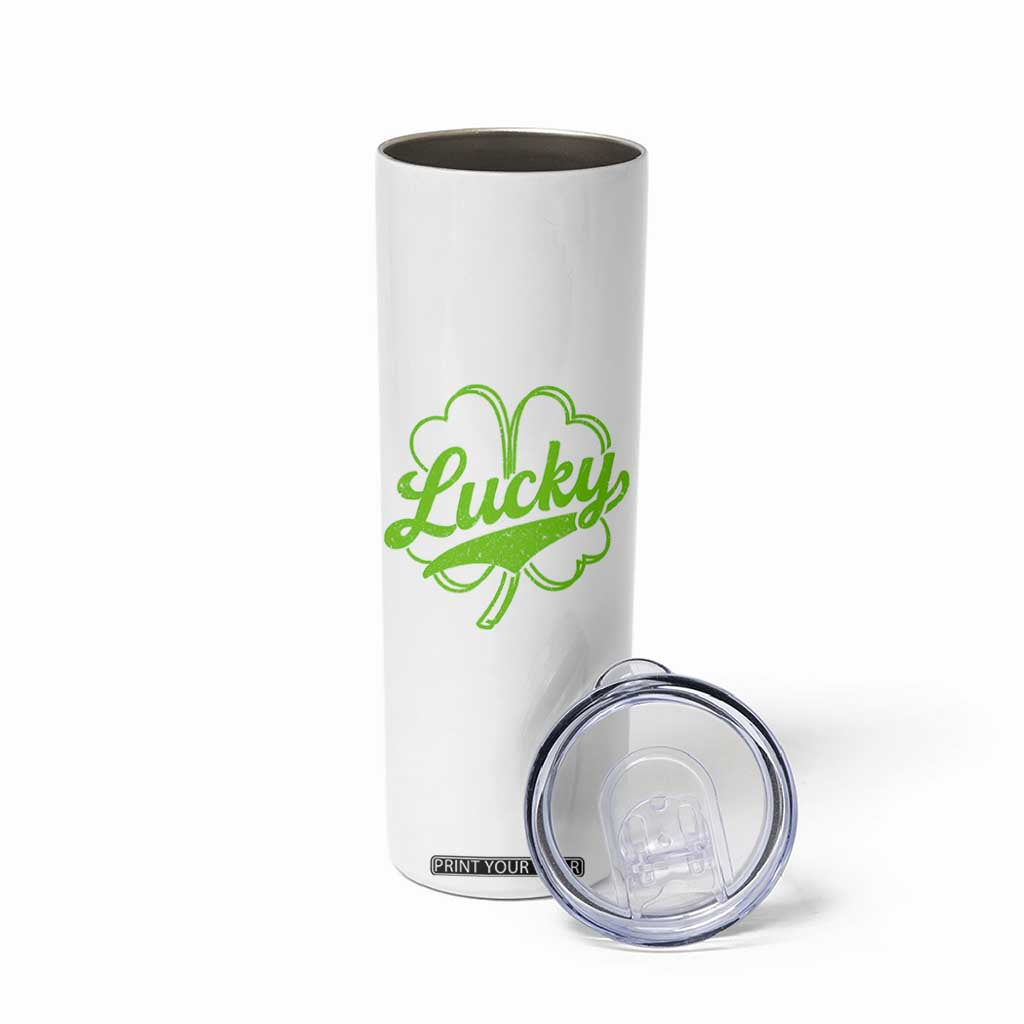 Vintage Lucky Shamrock Skinny Tumbler Irish St Patricks Day TS10 Print Your Wear
