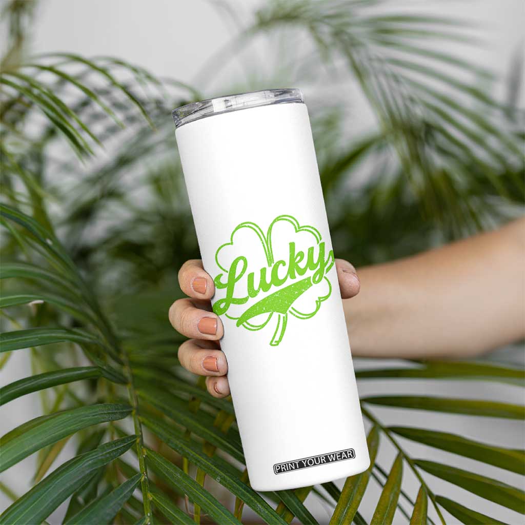 Vintage Lucky Shamrock Skinny Tumbler Irish St Patricks Day TS10 Print Your Wear