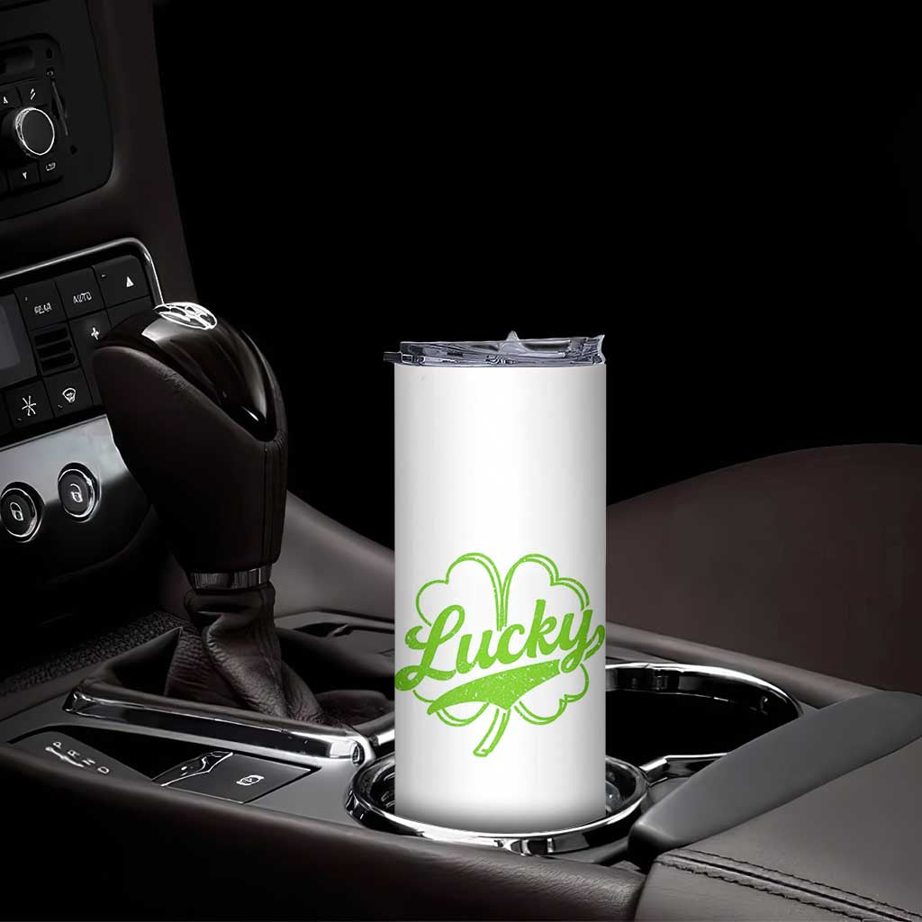 Vintage Lucky Shamrock Skinny Tumbler Irish St Patricks Day TS10 Print Your Wear