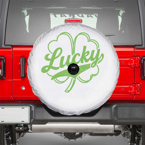 Vintage Lucky Shamrock Spare Tire Cover Irish St Patricks Day TS10 White Print Your Wear
