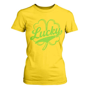 Vintage Lucky Shamrock T Shirt For Women Irish St Patricks Day TS10 Daisy Print Your Wear