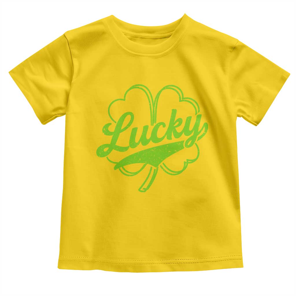 Vintage Lucky Shamrock Toddler T Shirt Irish St Patricks Day TS10 Daisy Print Your Wear