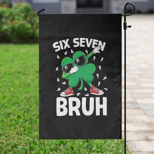 Funny Irish St Patricks Day Shamrock 67 Meme Garden Flag Six Seven Bruh Gen Alpha Slang TS10 Print Your Wear