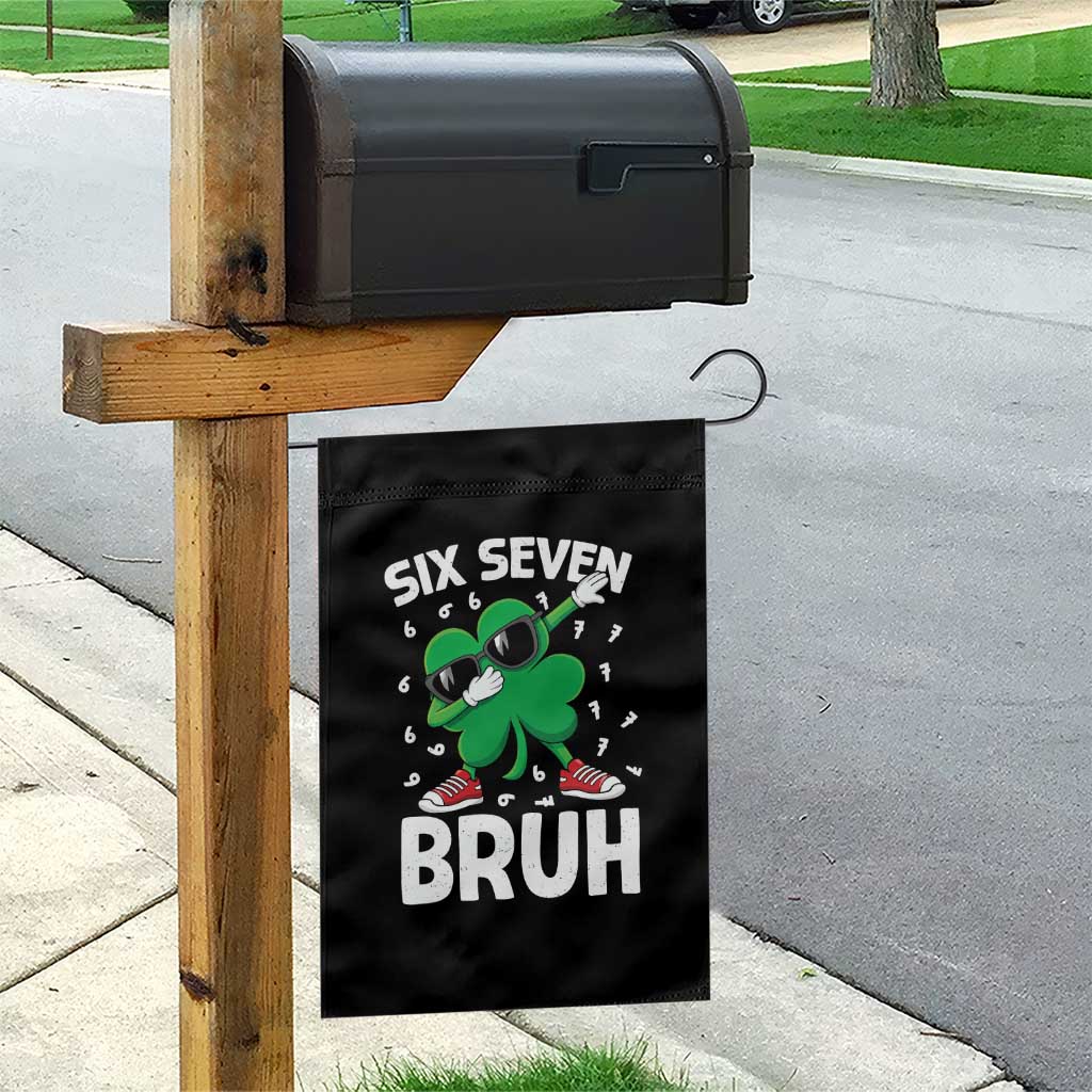 Funny Irish St Patricks Day Shamrock 67 Meme Garden Flag Six Seven Bruh Gen Alpha Slang TS10 Print Your Wear