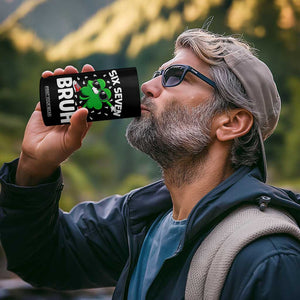 Funny Irish St Patricks Day Shamrock 67 Meme 4 in 1 Can Cooler Tumbler Six Seven Bruh Gen Alpha Slang TS10 Print Your Wear