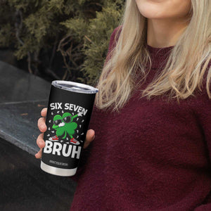 Funny Irish St Patricks Day Shamrock 67 Meme Tumbler Cup Six Seven Bruh Gen Alpha Slang TS10 Print Your Wear