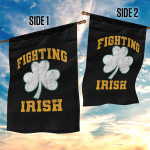Vintage Fighting Irish Garden Flag Retro History Gold Shamrock TS10 Print Your Wear