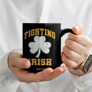 Vintage Fighting Irish Coffee Mug Retro History Gold Shamrock TS10 Print Your Wear