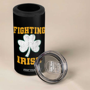Vintage Fighting Irish 4 in 1 Can Cooler Tumbler Retro History Gold Shamrock TS10 Print Your Wear